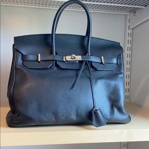Black Leather Bag